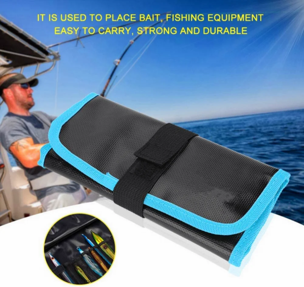 

30cm Fishing Lure Bait Bag Artificial Fish Storage Bag Reel Type Waterproof Convenient Foldable Lead Fish Bag
