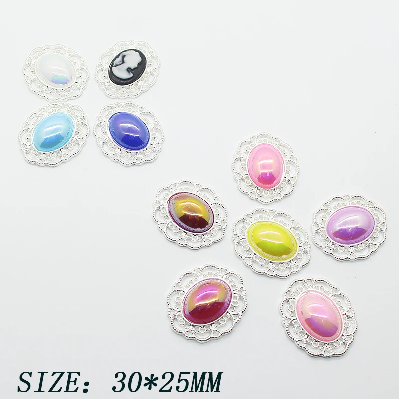 Модная разноцветная пуговица с жемчужиной и стразами Швейные аксессуары 10 шт.