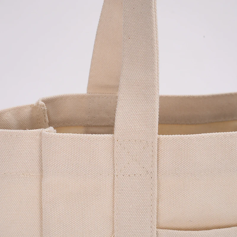 Экологический Холст Tote белые Сумочки Tote сумки многоразовые хлопковые продуктовые сумки высокой емкости для покупок толстые мини-сумки
