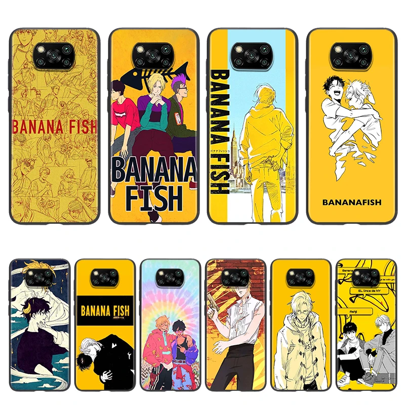 

Banana Fish Anime For Xiaomi POCO M3 M2 C3 X3 NFC F2 F3 Pro X2 F1 Pro Mi Play Mix 3 A3 A2 A1 6 5 lite Phone Case