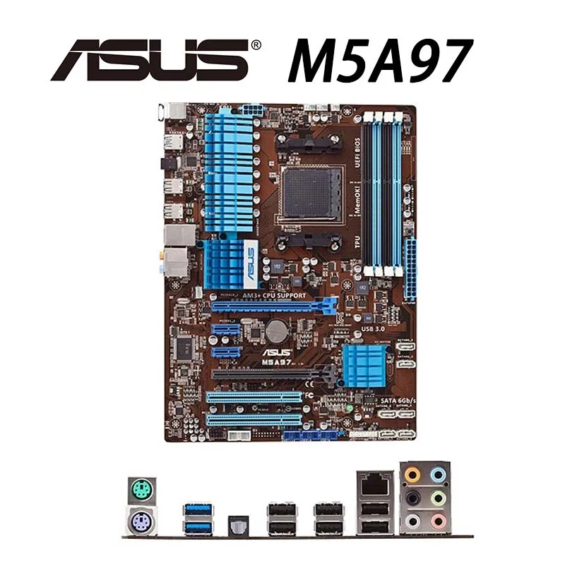 Socket Am3 Asus M5a97 Motherboard Cpu Amd Fx 8300 Motherboard Set Ddr3 32gb Pci E 2 0 Amd 970 Placa Mae Am3 Fx 8300 Used Motherboards Aliexpress