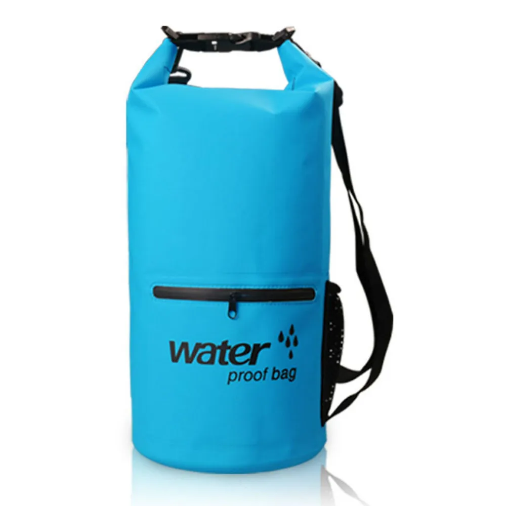Blue 20L 10л 20л Дрифтинг мешок водонепроницаемый ведро сумки для плавания ПВХ сетка водонепроницаемый мешок пляж водонепроницаемый ведро открытый спортивный чехол 201 - Цвет: Blue 20L