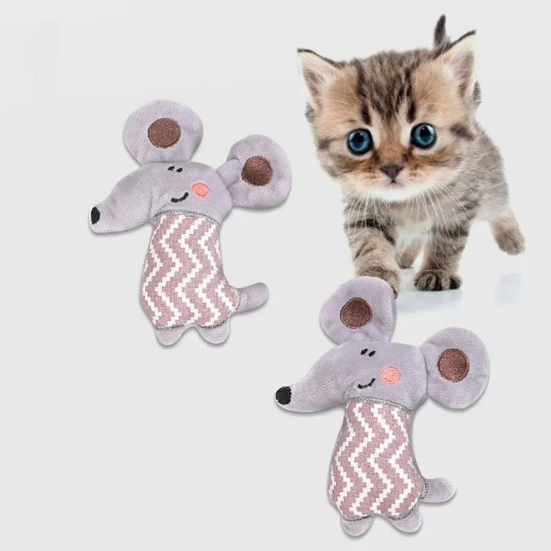 

Pet Plush Mouse Modeling Cat Interactive Cat Toy ifts Chew Balls Pets Ball Interactive