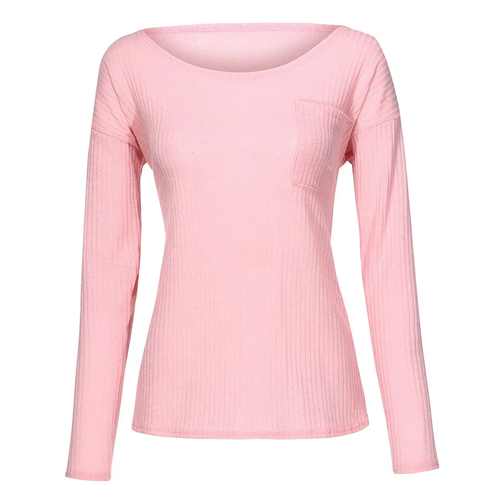 Women' Knitted Pullover Tops Loose Autumn Spring Off Shoulder Sweater Long Sleeves Solid Color Casual Knitwear Jumper Hot A30823 | Женская