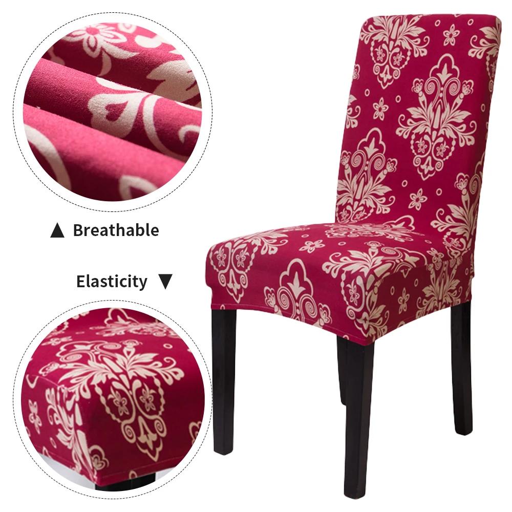 Чехлы на кресла стрейч из спандекса с принтом большие эластичные чехлы стулья