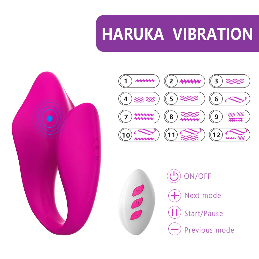 Переносной фаллоимитатор вибратор U Тип G Spot стимуляции клитора Беспроводной