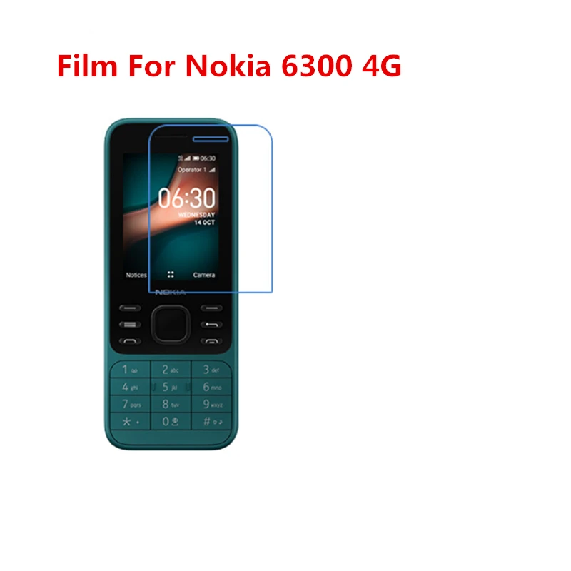 

1/2/5/10 Pcs Ultra Thin Clear HD LCD Screen Protector Film With Cleaning Cloth Film For Nokia 6300 4G.