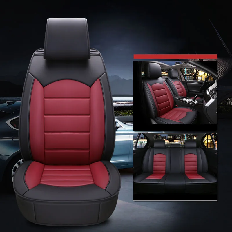 Специальный кожаный чехол на автомобильное сиденье для ford fiesta suzuki swift kia rio peugeot 307