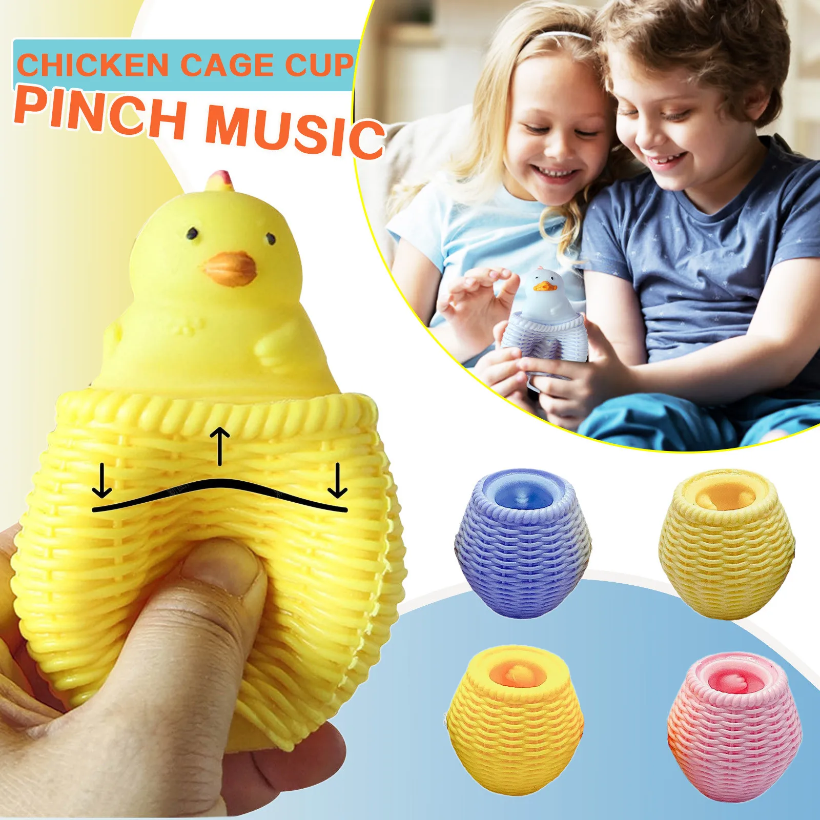 

Fidget Toys Reliver Stress Slow Recovery Toys Decompression Toys Dolls Cute Little Chicken Antistress Squeeze Sensory Toys #40