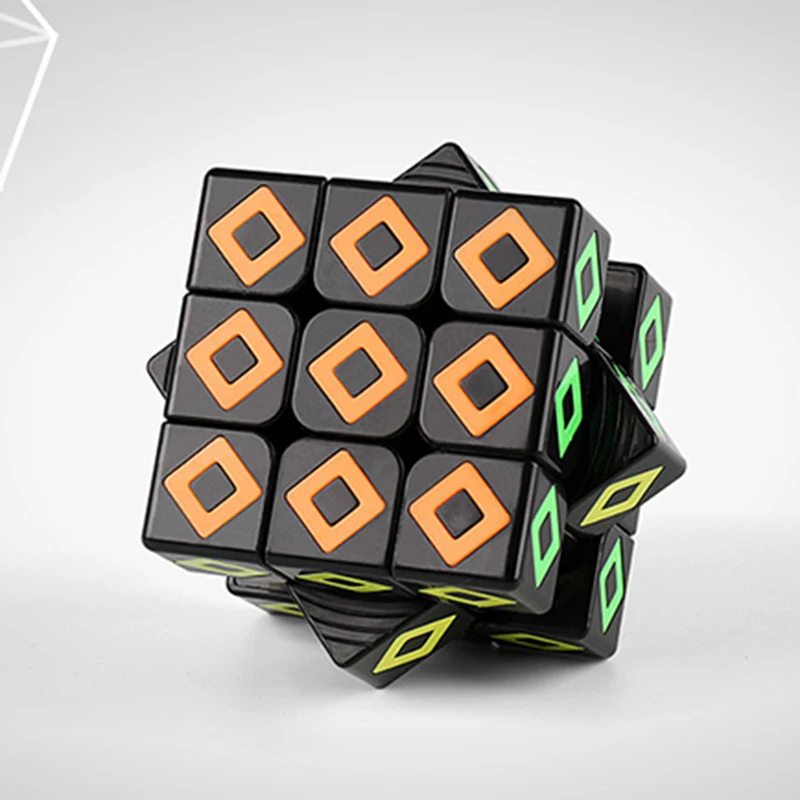 Новый Accive Moyu черный кристалл 3x3x3 магический куб скоростной пазл игрушки для детей