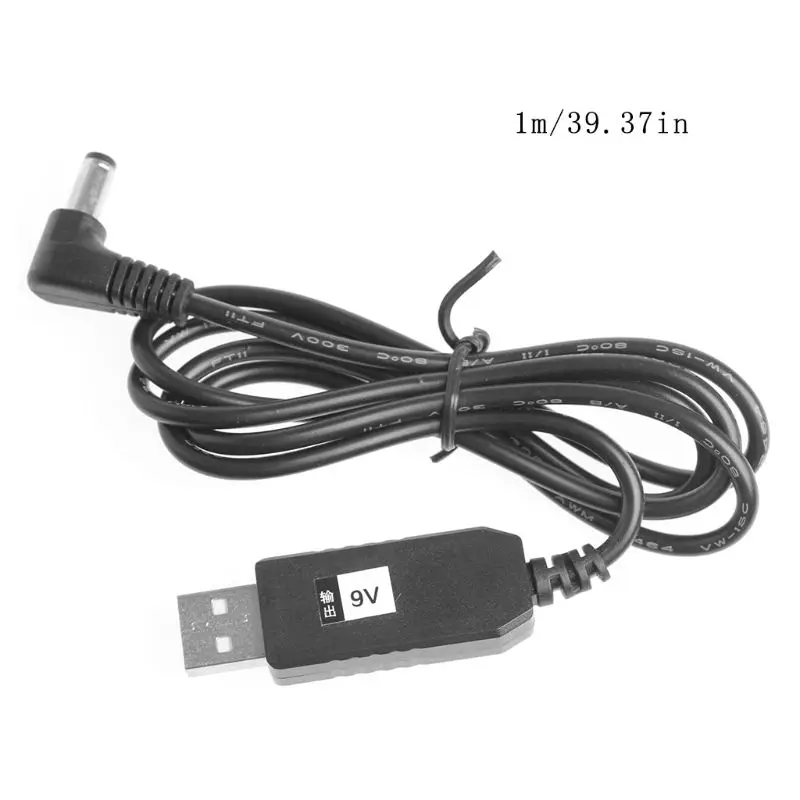 1 м USB DC 5 В до 12 в 2 1x5 мм Прямоугольный мужской повышающий преобразователь адаптер
