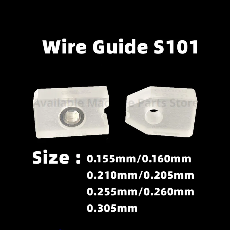 

Parts Diamond Wire Guide AB Set S101 Sapphire Split Code 3080047 0.255mm for Wire Cut Sodick SSG Wire EDM Machine
