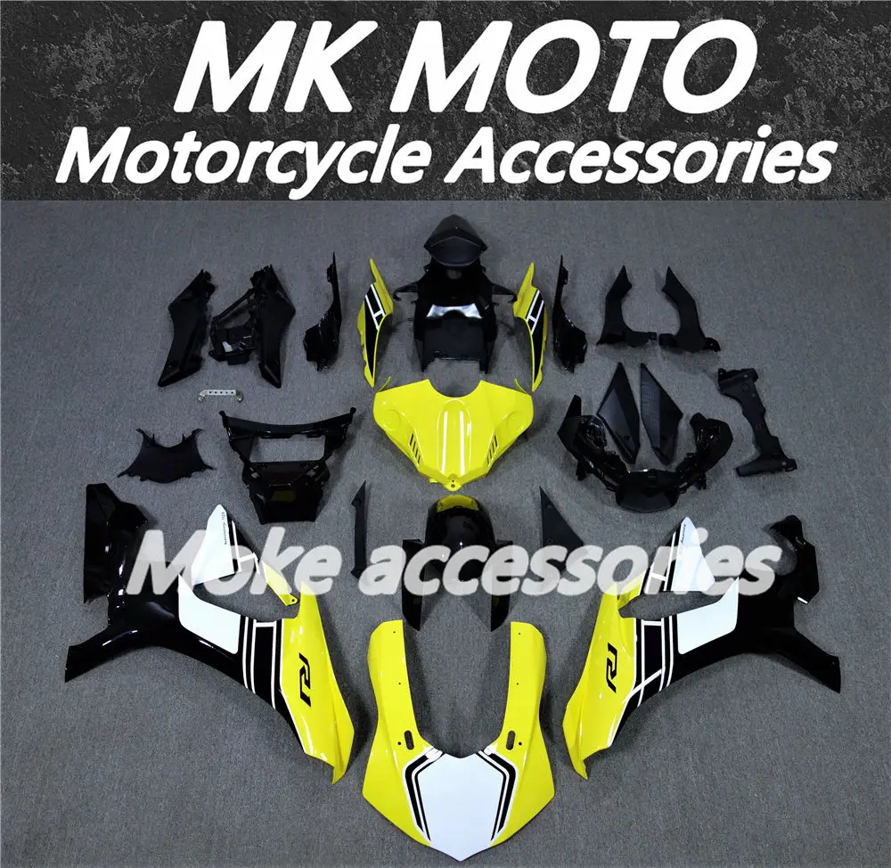 

Motorcycle Fairings Kit Fit For Yzf R1M R1 2015 2016 2017 2018 2019 Bodywork Set High Quality Abs Injection Yellow / Black
