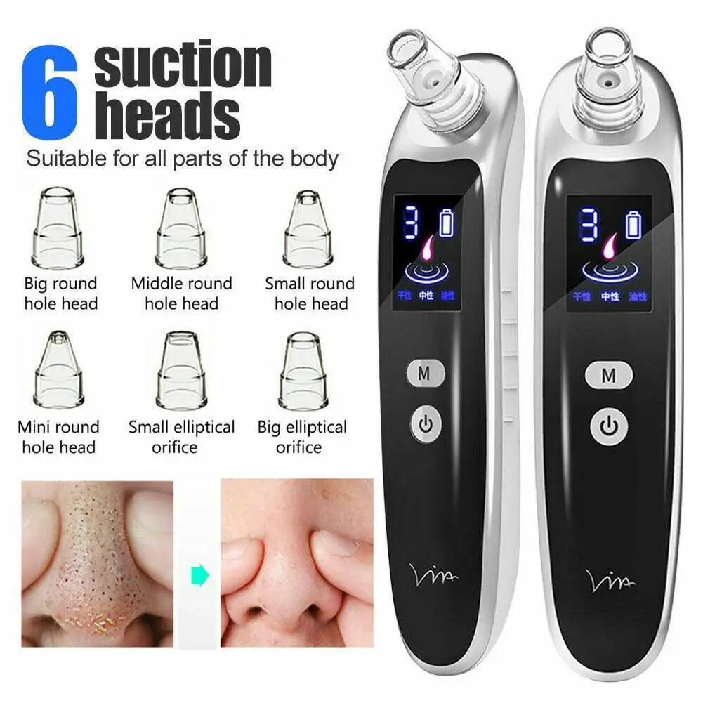 

Electric Blackhead Acne Remover Facial Acne Remover Vacuum Suction Pore Cleaner Facial Nose Skin Care Beauty Cleaning Tool