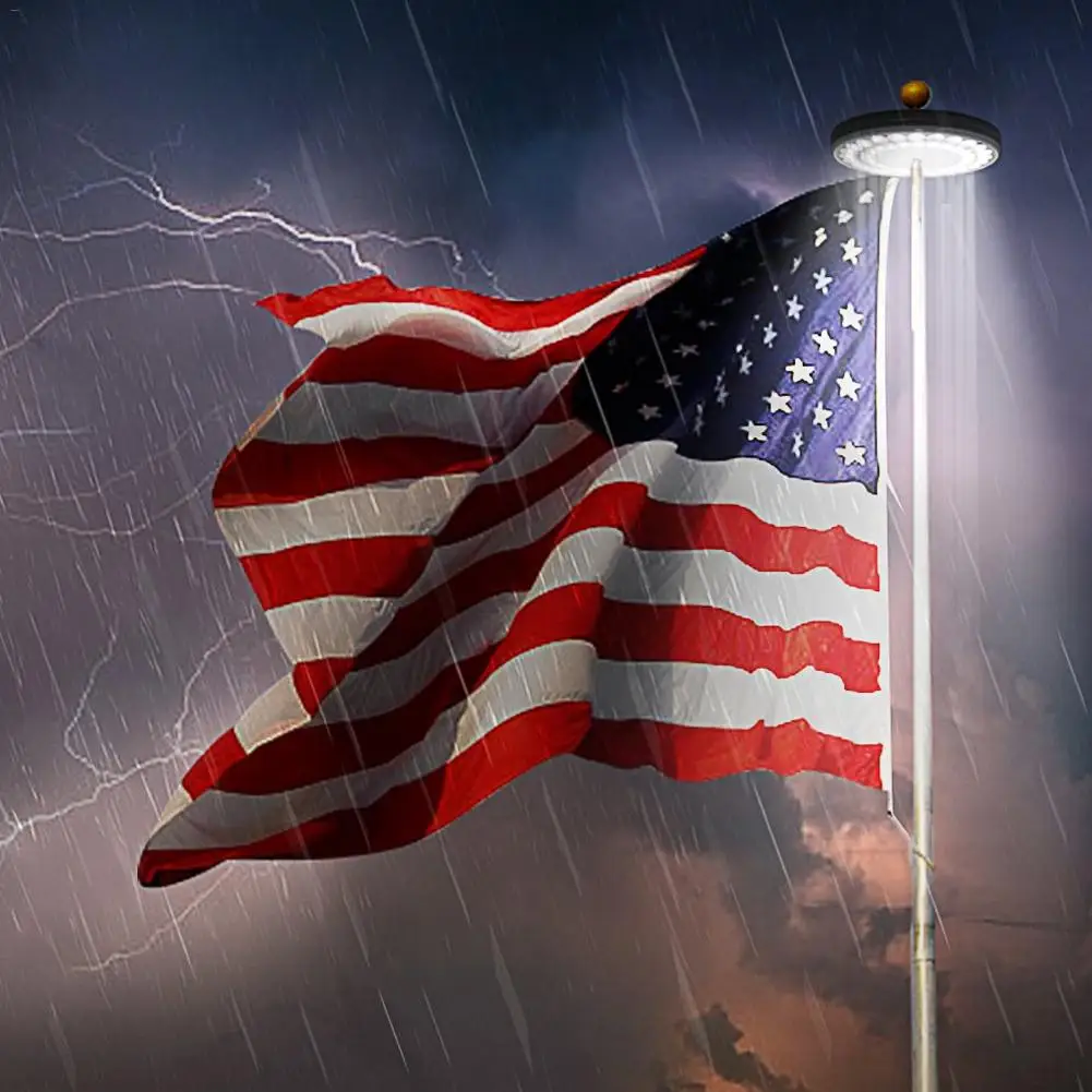 Солнечный флагшток светильник 48 Светодиодный s Солнечная приведенная в действие