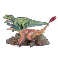 jurassic simulation ceratosaurus ornithomimus dinosaur toy animal model solid one child boy gift figure model