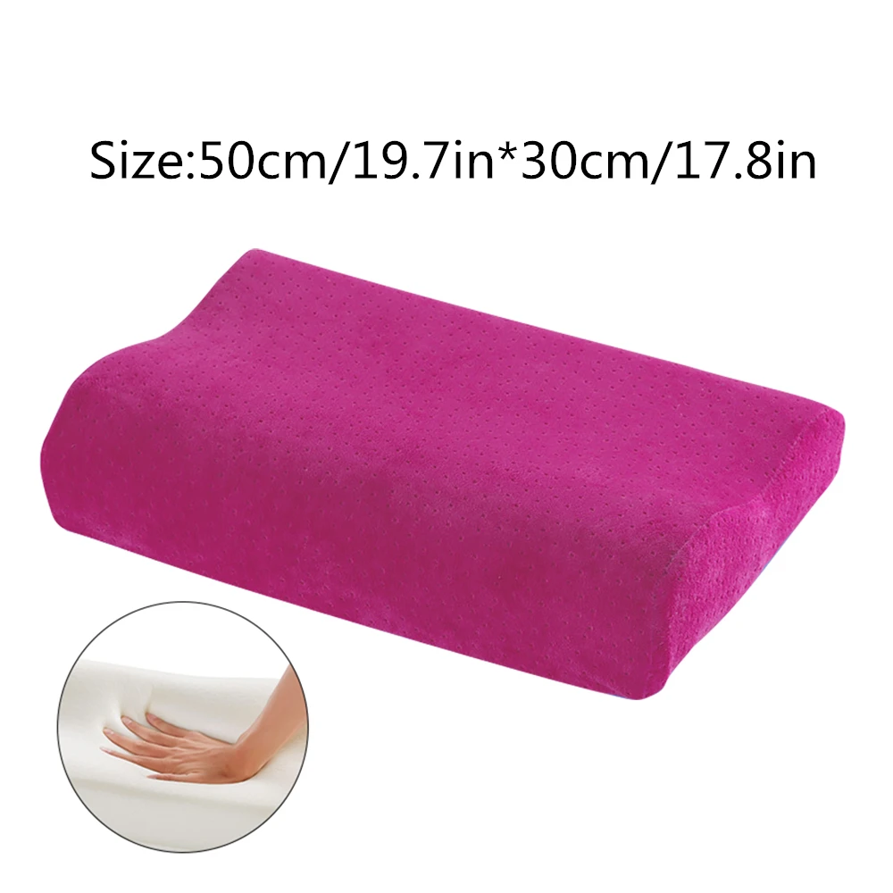 50cmX30cm DIDIHOU 3 цвета Memory Foam подушка ортопедические подушки латексная подушка для шеи волокно медленный отскок мягкая подушка Массажер для воротниковой зоны здоровье - Цвет: 50cmX30cm