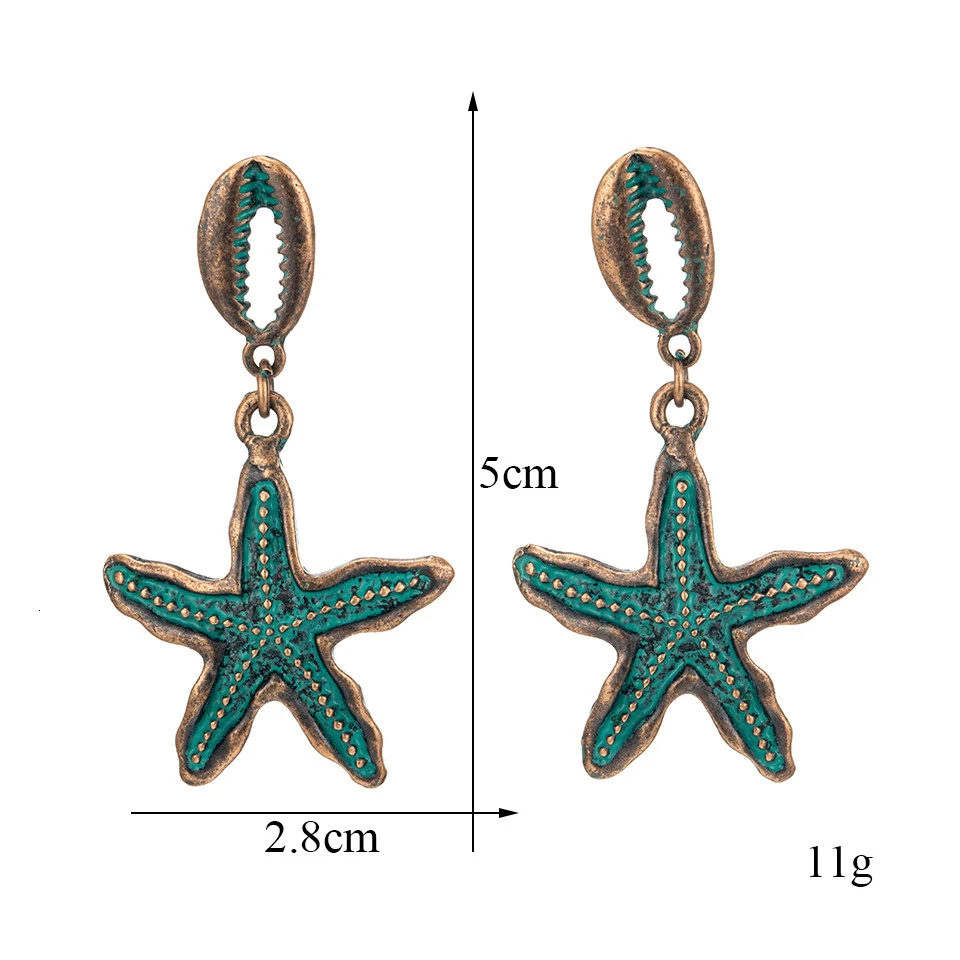 Conjunto de brinco de folha de flor grande do vintage Declaração de jóias feminino Bohemia étnica entrega de bronze longa brincos pendurados para mulheres