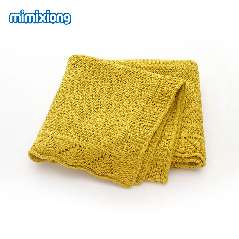 

Baby Blankets Knitted Newborn Soft Warm Swaddle Wrap Sleep Sacks 100*80cm Kids Bath Towels Children Outdoor Stroller Accessories