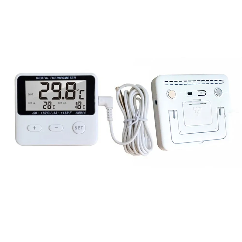 

Free Standing Digital Thermometer High/low Mode LCD LCD Display No Battery