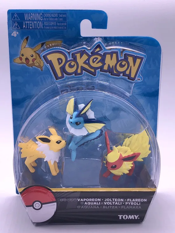 Фигурки героев семьи Takara Tomy Pokemon Eevee Коллекционная модель экшн игрушки для детей