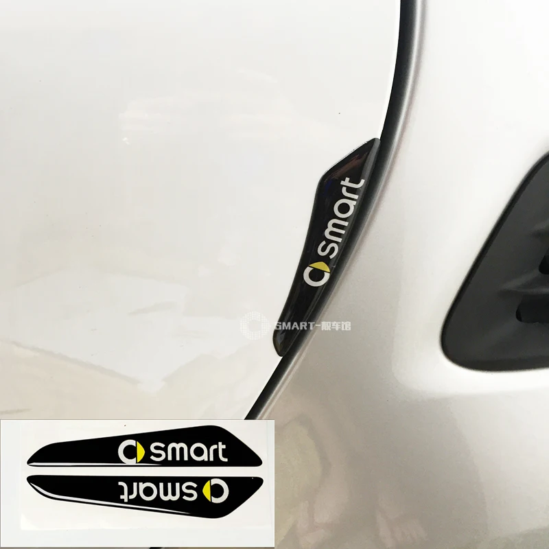 

Rubber Car Sticker Door Guards Trim Molding Strip Scratch Protector For Smart 450 451 Smart 453 Fortwo Forfour