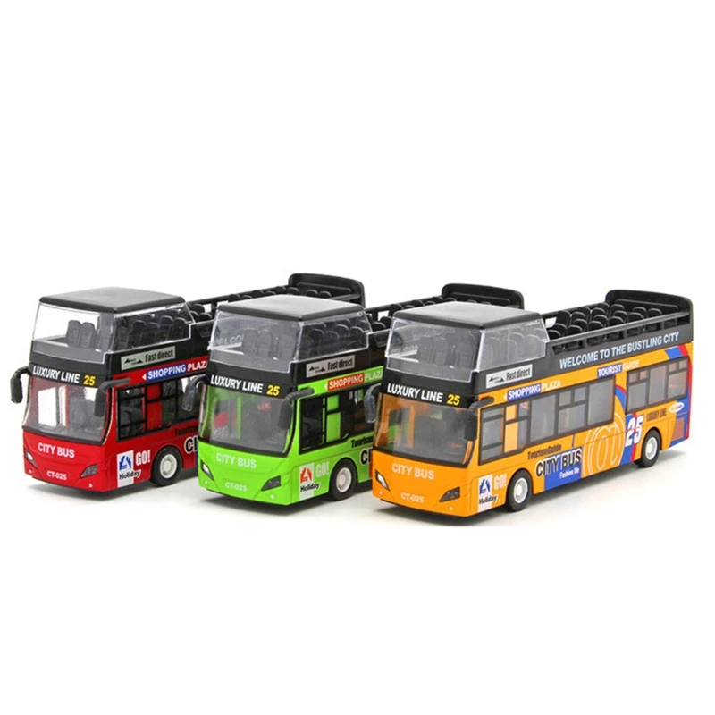 

Макао Double Deck светильник BusToy сплава модель автобуса сплава Классический автобус мир микроавтобус сплава модель игрушки шины Настольный Дек...