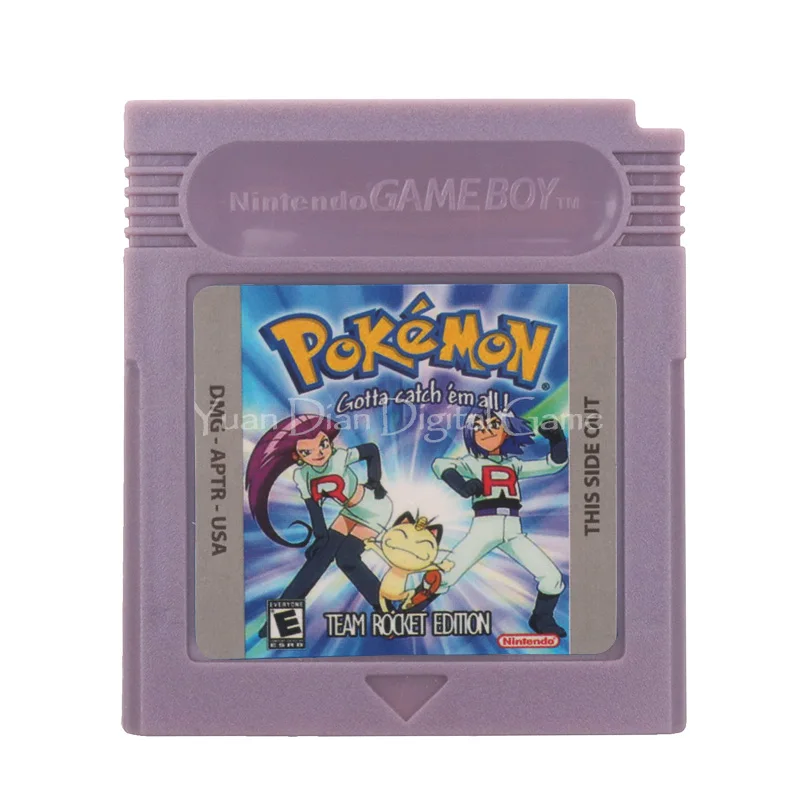 Для Nintendo GBC видеоигры картридж консоль карта тыкать серия команда ракета