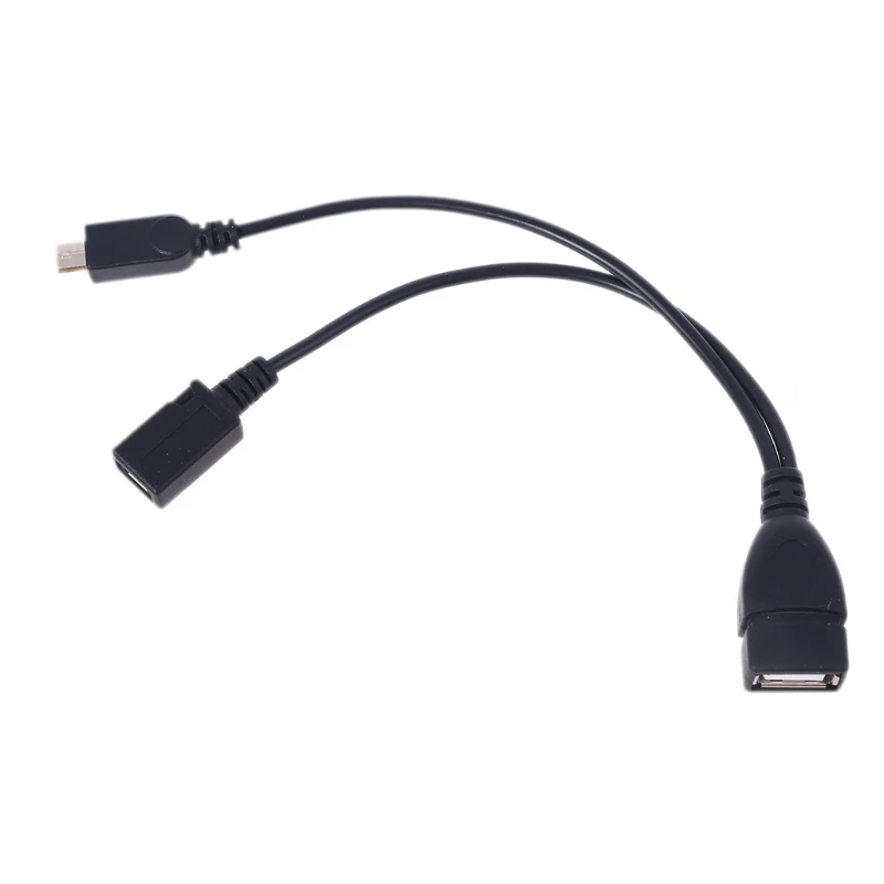 Universal Micro USB to USB 2.0 OTG Adapter Cable with Micro USB Power for Amazon Fire TV Mobile Phone Tablet PC Smartphone