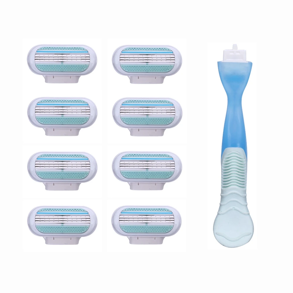 

Beauty Safety Razor Blade Shaving Blades Female 3 Layer Woman Razor Blades Head Suitable for Face care