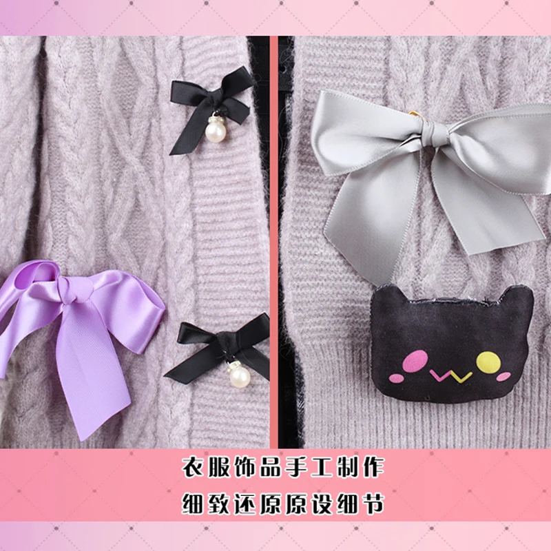 Новый! Hololive Vtuber Cos Tokoyami Towa Летний повседневный наряд Виртуальный идол Хэллоуин