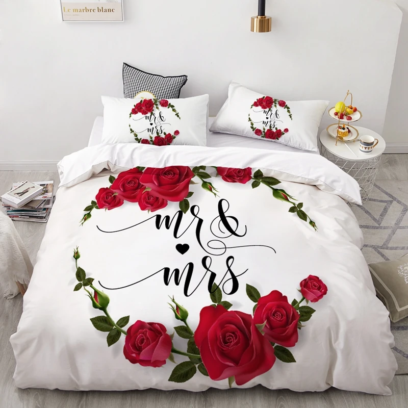 Dream NS 2019 3D Rose Cotton Queen King Twin Duvet Quilt Cover Sheet Pillowcases Wedding Bedding Set Bedspread Bedclothes | Дом и сад