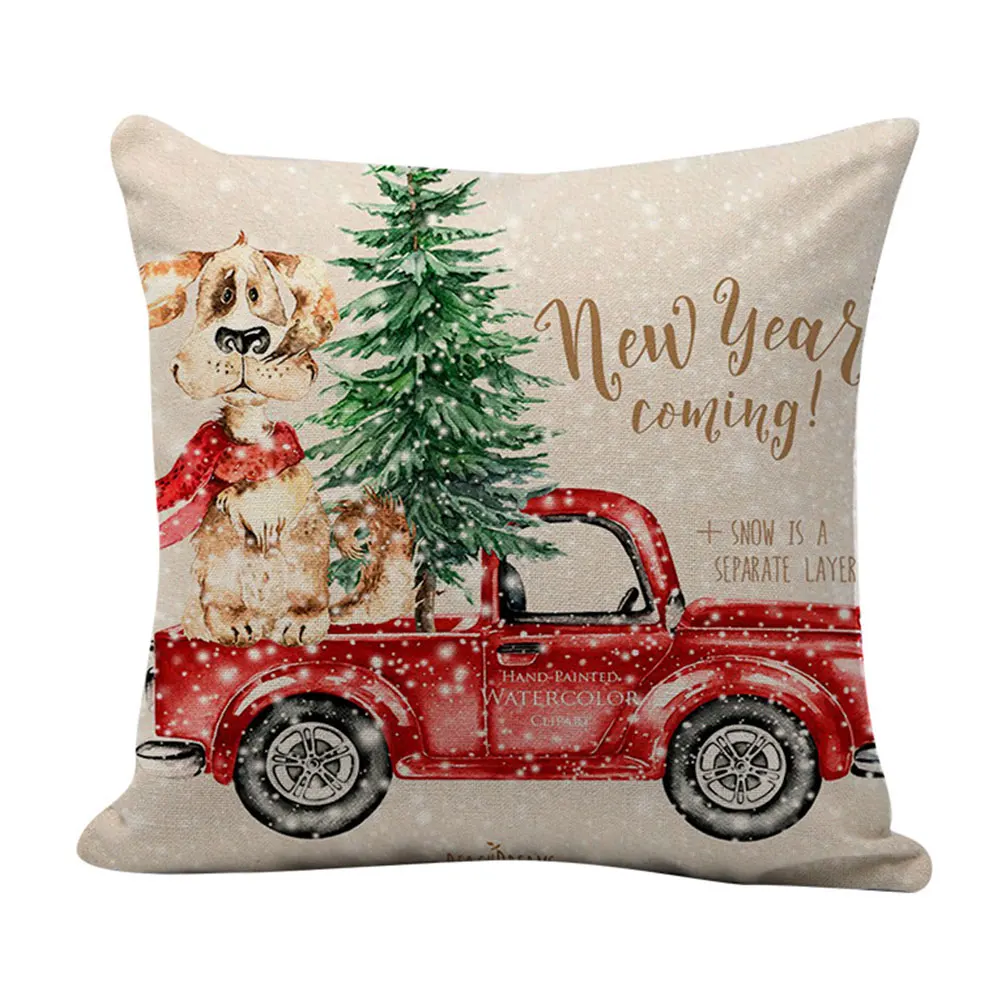 Наволочка Новая серия День благодарения автомобиль шаблон диван обнимает Офис