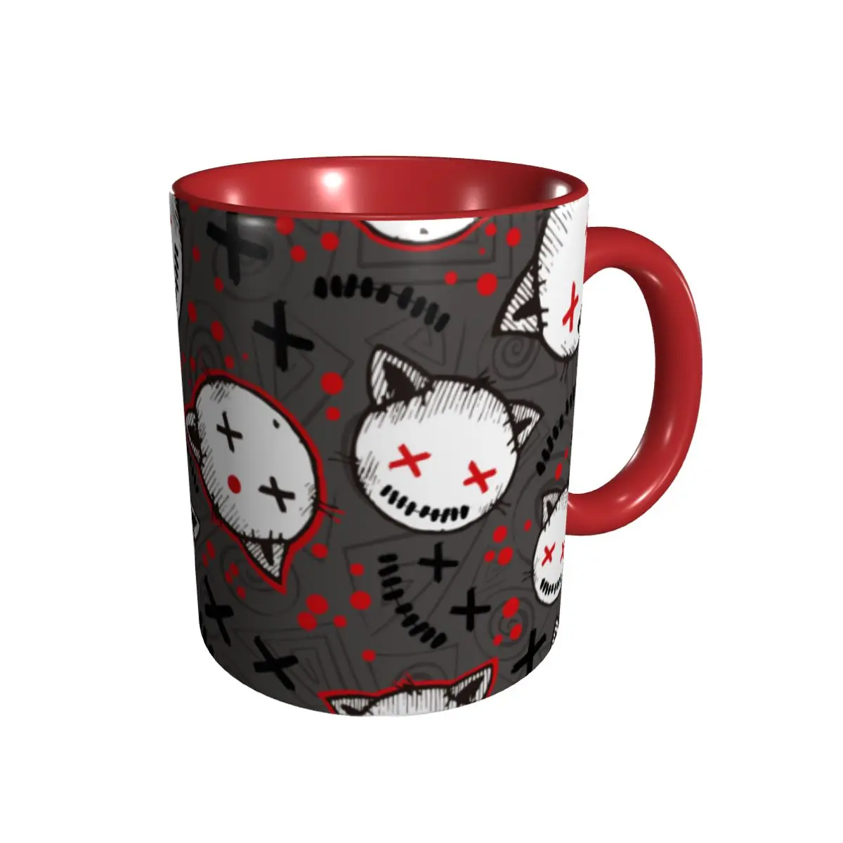 

Ceramic Cup Classic Curved Cup, with smooth curve and high temperature resistant frosted coffee cup gift cup 330ml.