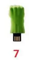 Супер Мстители, флеш-диск USB 2,0, флеш-накопитель, Железный человек, Америка, капитан, молот, Халк, USB флеш-карта памяти, 8 ГБ, 16 ГБ, 32 ГБ, 64 ГБ - Цвет: 7