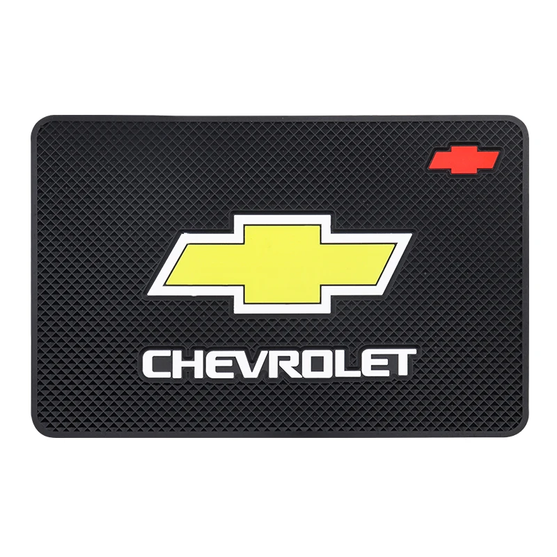 

1PCS Car Logo Anti Slip Mat Phone Holder high quality for Chevrolet- Camaro Silverado cruze malibu Captiva Traverse Colorado