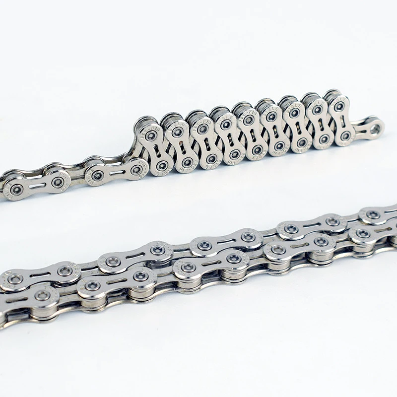 

Bicycle Chain Mountain Bike Road Bike Half Hollow Variable Speed Chain Silver Boxed Durable Well-made High Tensile Strength