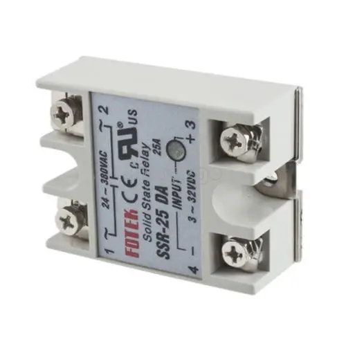 Халтрайтер-Полупроводниковый фетек SSR-25 DA -380 В ~/25A ~-твердотельное релейное