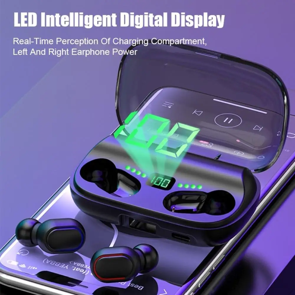 

TWS JS2 wireless Bluetooth waterproof music sports earphone business headset for all smart phones