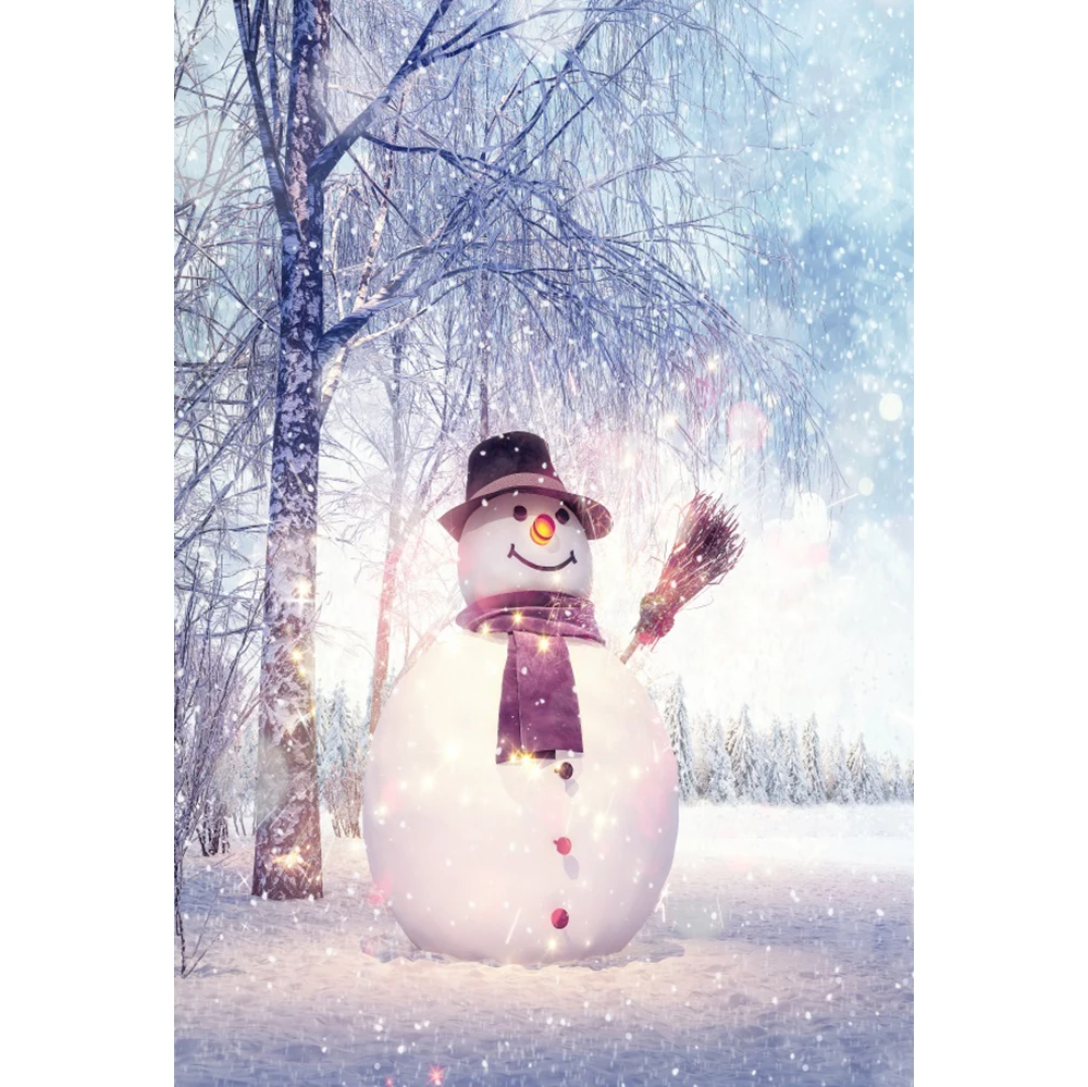 Рисунок 2 - Laeacco Снеговик зима Природный