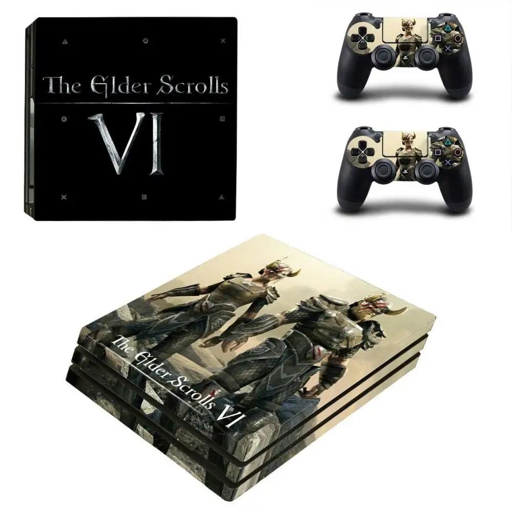The Elder Scrolls PS4 Pro стикер s PS 4 Play станция виниловые наклейки на кожу Pegatinas для playstation