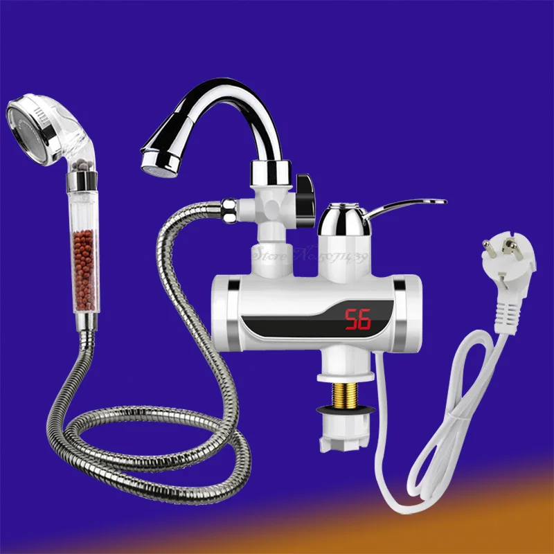 3000 Вт дисплей температуры мгновенный кран для горячей воды без резервуара