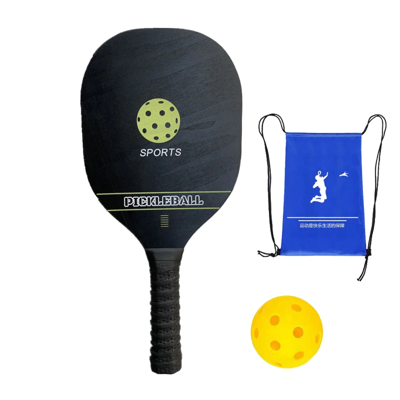

1PCS Pickleball Racket Set Bag Carbon Fiber Composition PE Honeycomb Core Racket Surface Lightweight -40