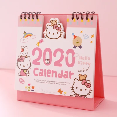 kitty only 5 шт. мультяшная кошечка Дораэмон лошадь Новогодняя бумага календарь подарок с китайским лунным календарем и бумагой Примечание - Цвет: kitty only