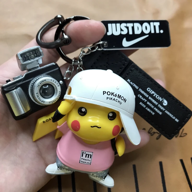 

Anime Pokemon Figure Model Cartoon Model Pokemon Toys Keychain Adult Pokmon Ornaments Men Collection Toy Children Brithday Gift