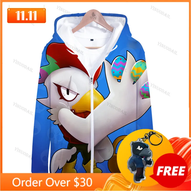 

Children's Wear Kids Hoodies MAX BUZZ Star Game 3d Colt Nita Boys Girls Harajuku Sweatshirt Long Sleeve Tops Teen Clothes