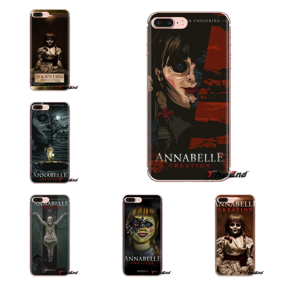 Мобильный телефон чехол для телефона ужас Annabelle создание 2017 samsung Galaxy S3 S4 S5 мини S6 S7