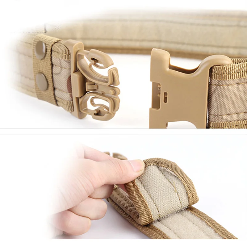 

Tactical Canvas Belt For Men Quick Release Plastic Buckle Wide Waist Straps Military Combat Hunting Outdoor Sport Waistband