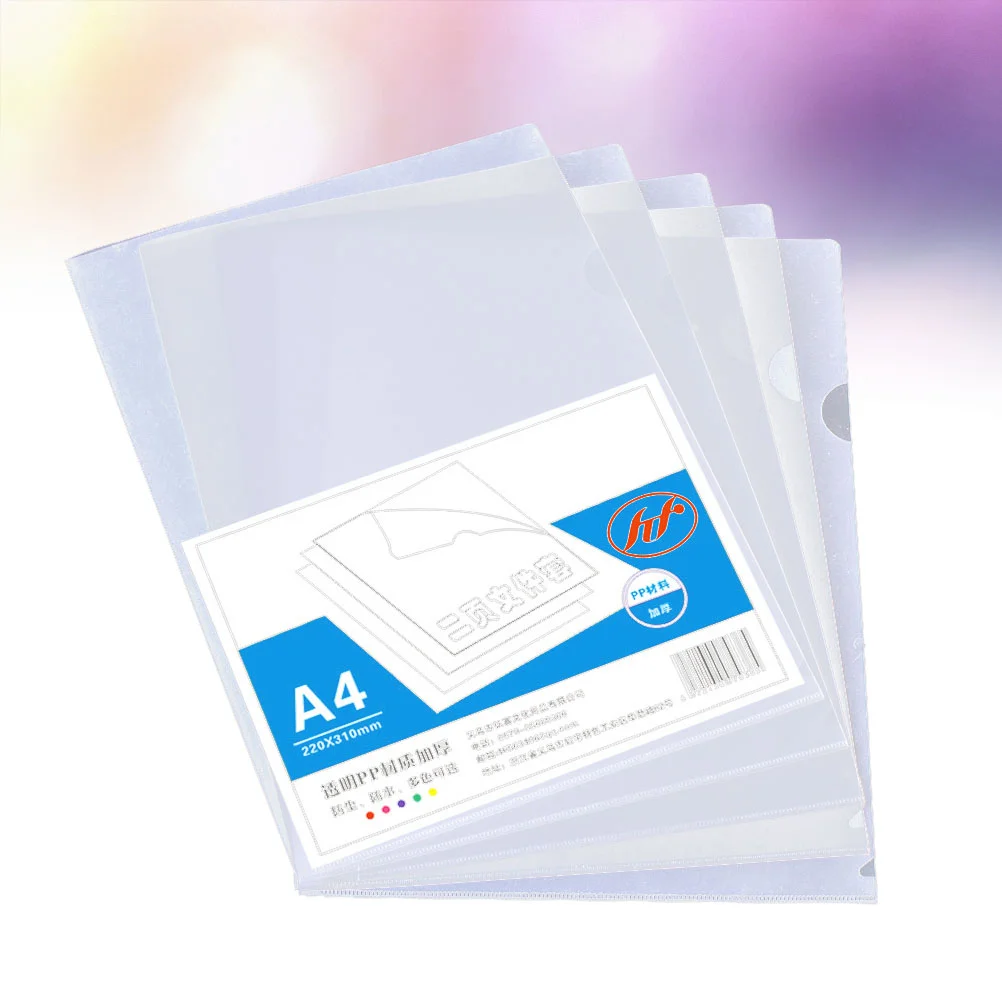 

40 шт., пластиковые прозрачные папки для бумаг