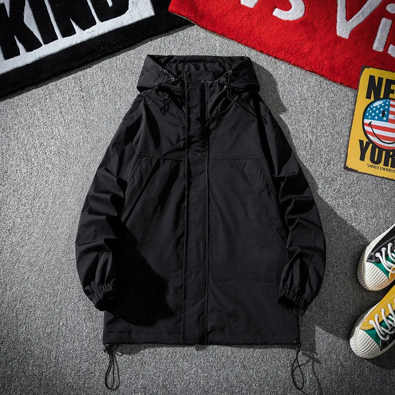 Men's Fashion Colorful Reflective Sports Windbreaker Jacket 2021 Spring and Autumn Plus Size Tooling Tide Brand Coat Men |